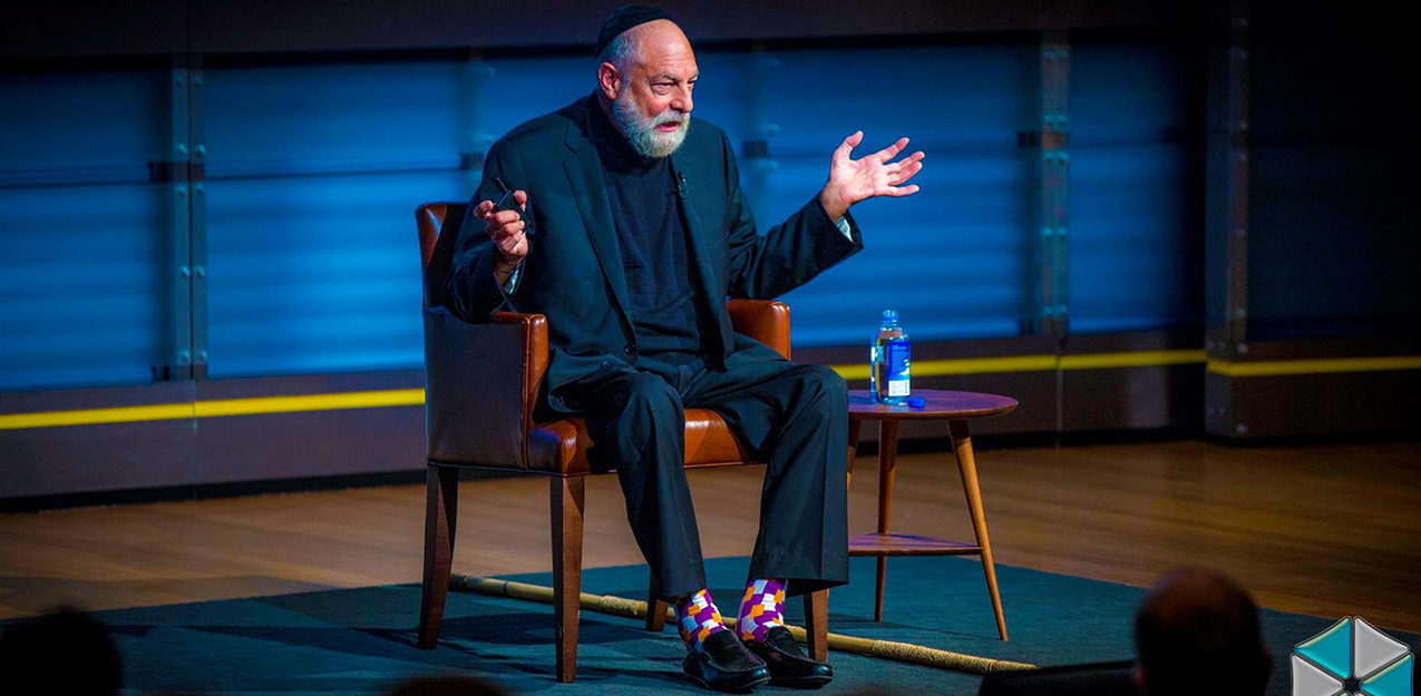 Barry Shore speaking on stage